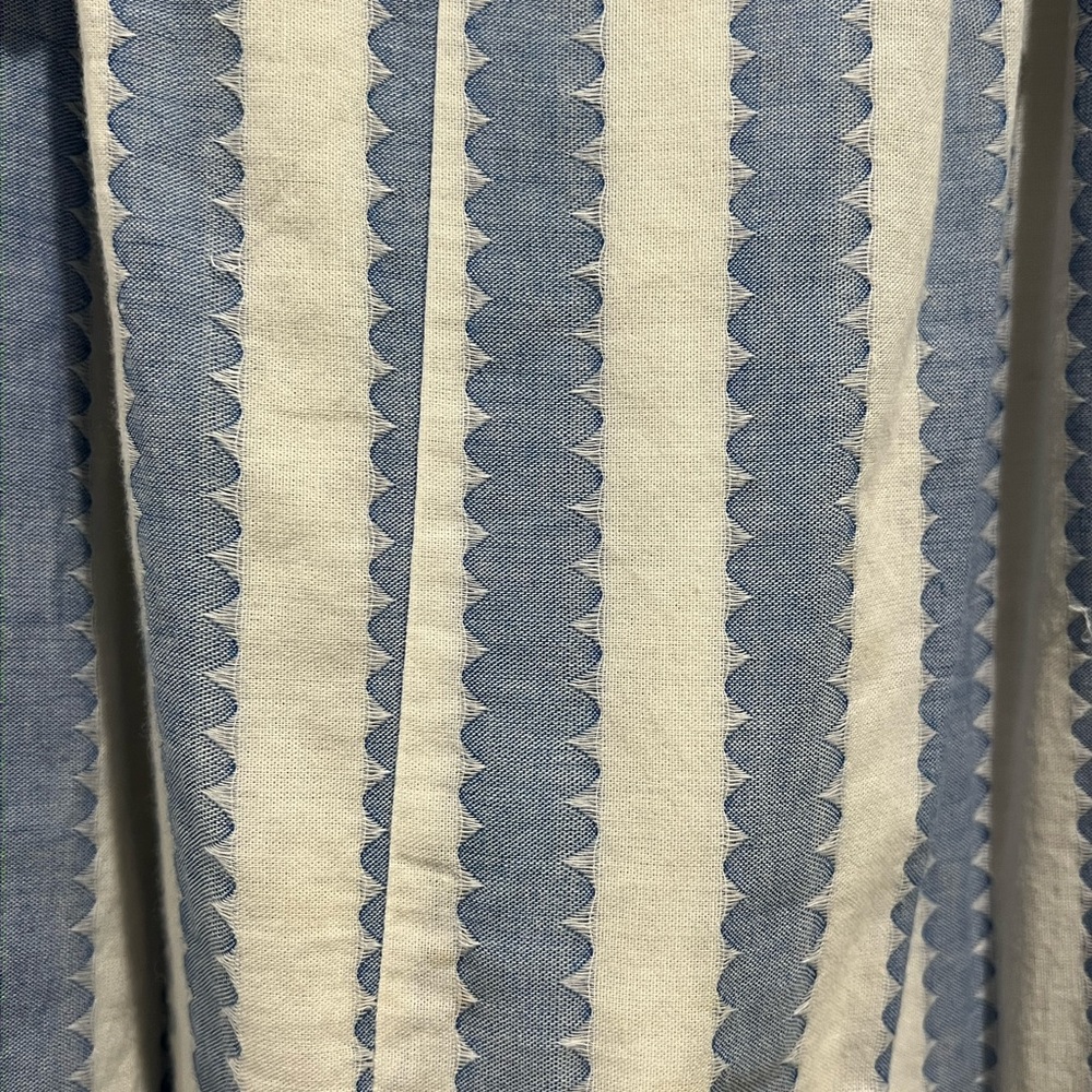 Emerson Fry Blue and White Smocked Tiered Sundress - Picture 3 of 3